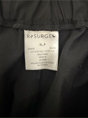 ReSURGE Black Wide leg Scrub Pants - Women's